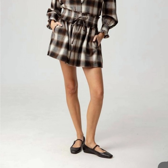 Sundays Plaid Maren Skirt in Coco Plaid - Picture 8 of 9